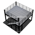 Detian Display custom two storeys exhibition booth two level stand for trade show from shanghai
